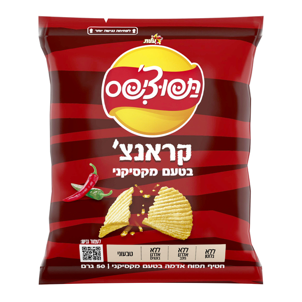 תפוצ'יפס קראנצ' בטעם מקסיקני