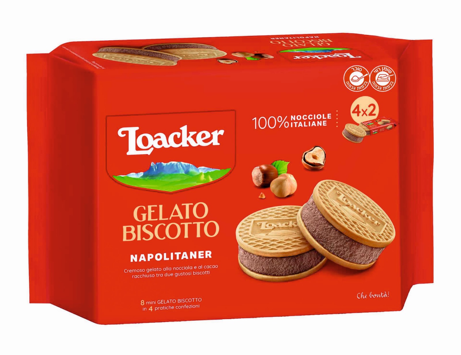 לואקר שוקולד Gelato Biscotto